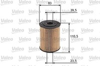 NEU - Valeo 586526 ÖLfilter FüR Audi Passend FüR Fiat Ford Jeep Porsche VW