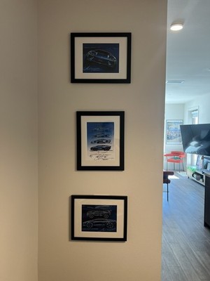 SIGNED Lamborghini Lanzador Sketch by  CEO Stephan Winkelmann & Mitja Borkert 