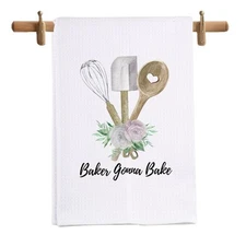 Funny Chef Gift Baker Gonna Bake Kitchen Towel Bakery Worker Dish Towel Baker...