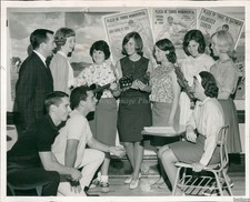 1964 Anthony Nogales, Pupil Mike Volchok Travel To Spain Education 8X10 Photo