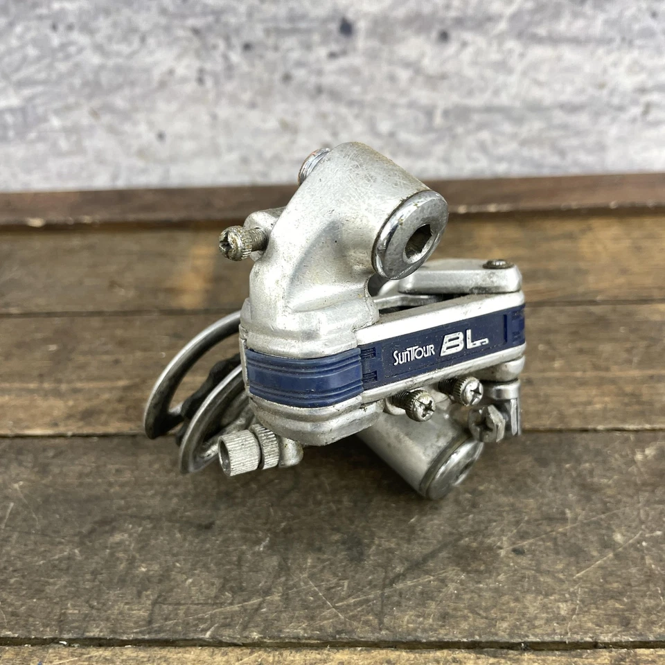 Bicicleta de Carretera Desviador Trasero Línea Azul SunTour BL De Colección Hecha en Japón Jaula Corta Foto 4 de 4