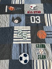Pottery Barn Kids Twin Sports Quilt