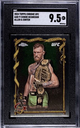 2024 Topps Chrome Allen & Ginter Conor McGregor SGC 9.5 MT+ 🇨🇮