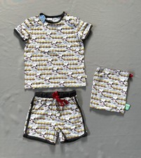 NWT PETER ALEXANDER PEANUTS SNOOPY PYJAMA SHORT SET SZ 6 Kids UNISEX