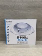New Homedics 6 Nature Sounds Sound Spa Portable Sound Machine Sleep Meditation