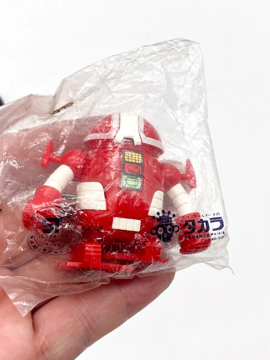 Figurine Albator / Captain Harlock Robot Analyzer TAKARA 1978 - À Remonter (wind-up) - Avec Sac D'origine Ouvert - Occasion