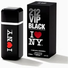 212 Vip Black Men / Carolina Herrera EDP Spray Limited Edition 3.4 oz (100 ml)