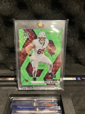 2025 Panini Mosaic Trey McBride Green Fluorescent Prizm /10 Cardinals SSP #176