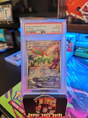 PSA10 フライゴン　2025 ポケモンカード FLYGON アートレア 2025 Pokemon PFL EN #101 Flygon Illustration Rare PSA 10 Fresh