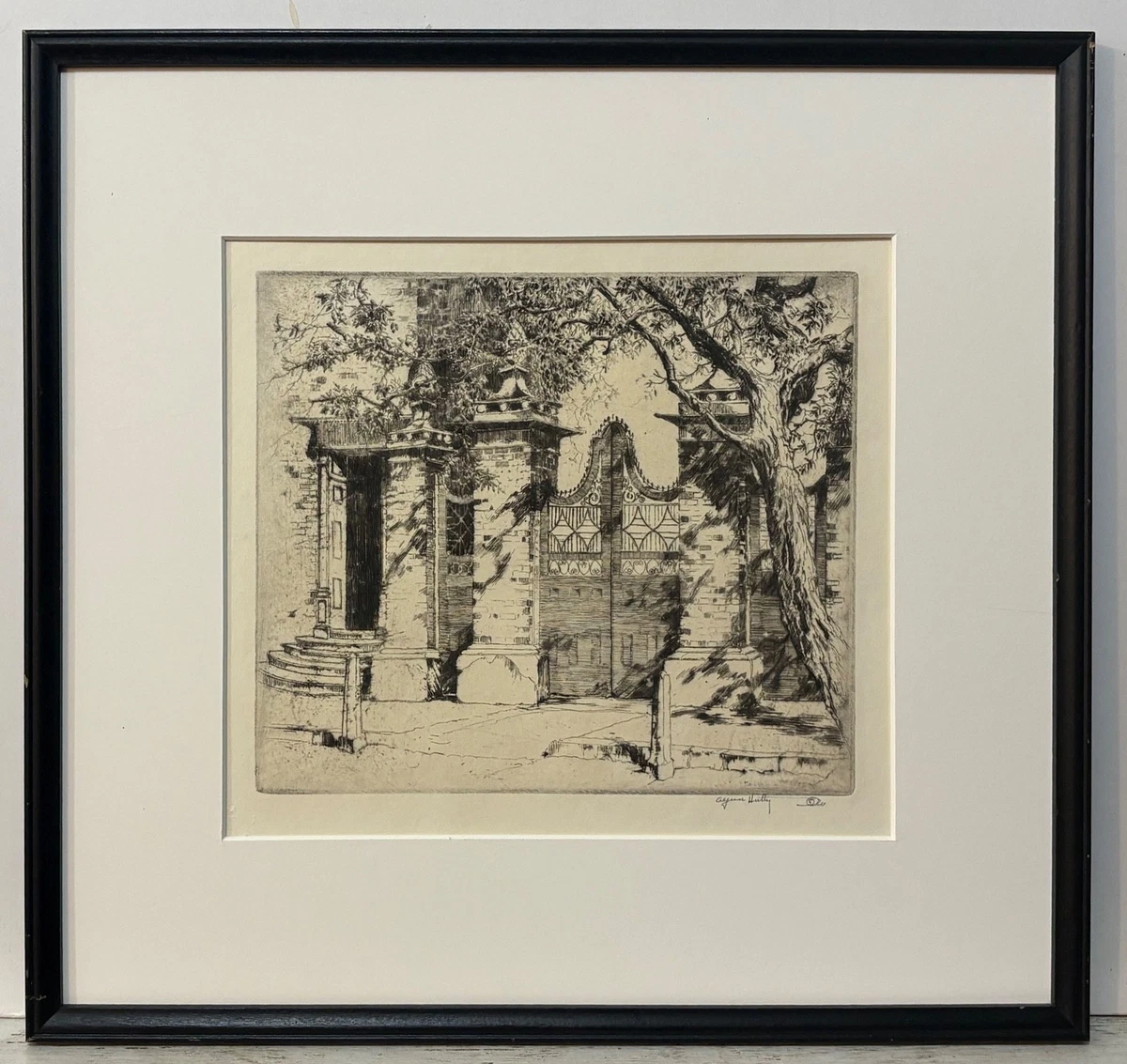 签名风景艺术版画| eBay