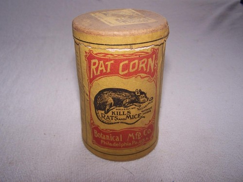Rat Corn Cardboard Container-Botanical Mfg. Co.!!!