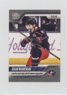 2024-25 Topps Now NHL Stickers /110 Zach Werenski #42 tr4