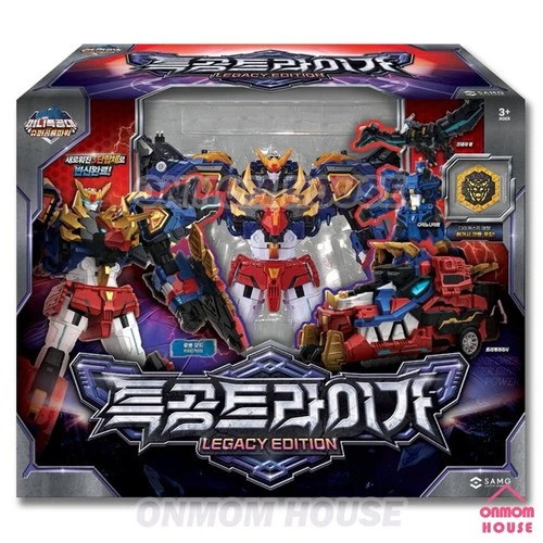 Miniforce Force Triga Legacy Edition Transforming Robot Figure Dinoid Warrior
