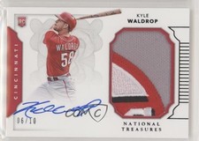 2016 Panini National Treasures Black 6/10 Kyle Waldrop #181 Auto 0c6