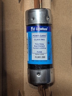 Littelfuse FLNR 200 POWR-GARD 200A Fuse 250V Time-Delay Dual Element