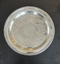 Wilcox International Silver Company Tray 7067 (15” Diameter and 12” inner)