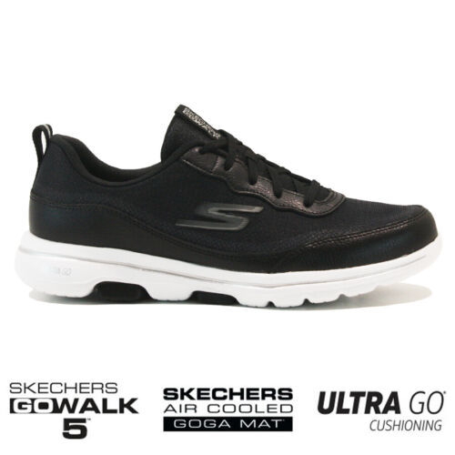 DAMAS SKECHERS GO WALK 5 GOGA ENTRENADORES DE ESPUMA VISCOELÁSTICA FITNESS CORRER TALLA CAMINAR - Imagen 25 de 25