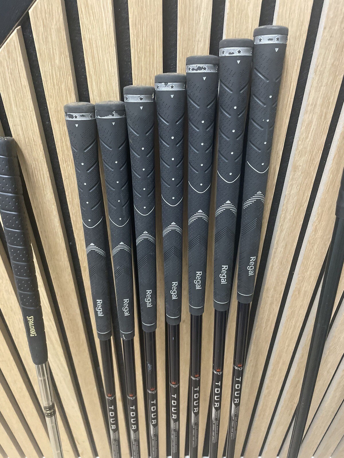 Full set of Orlimar & Regal Graphite Golf Clubs & Masters Cart Bag