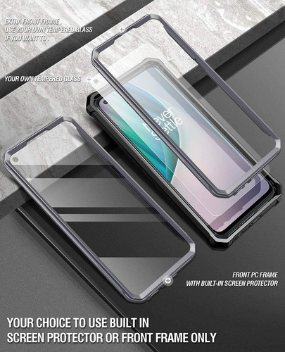 For OnePlus Nord N10 5G Case Poetic Guardian Full-Body Shockproof Bumper Black - Picture 5 of 8