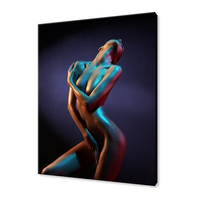 Schönes sexy elegantes Akt Model Frau modernes Design Wohndeko Leinwandbild