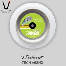 Technist TECH V68 NX 0.68mm 200m Badminton String Racquet Racket String White