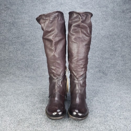 Stivali AS 98 Teagan donna taglia EU 39 US 8 marroni al ginocchio zip alti equitazione - Foto 2 di 23
