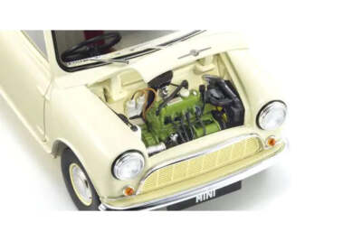 KYOSHO ORIGINAL 1/18scale Morris Mini Minor (Old English White