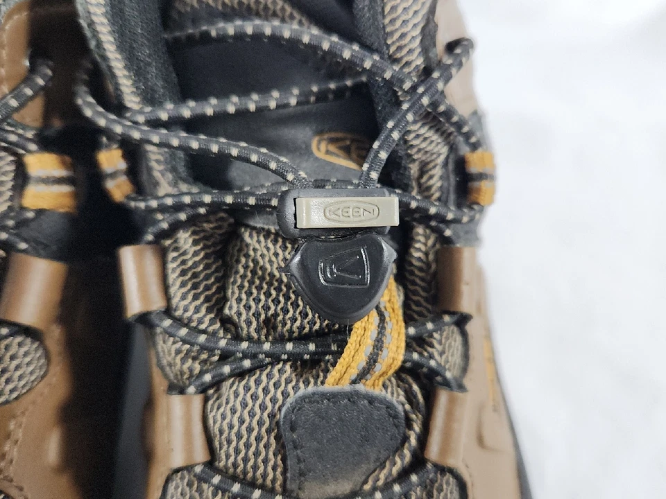 Botas impermeables Keen Targhee Mid para mujer EE. UU. 5 UE 37 cuero marrón sendero senderismo Foto 3 de 4