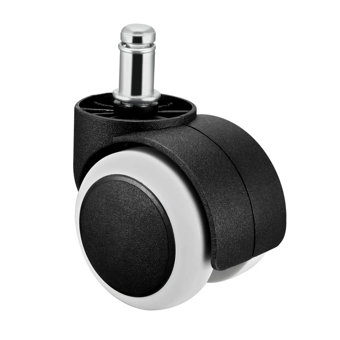 5Pcs Office Chair Casters Wheels 2 Inch PU Wheel 11mm Stem Swivel