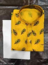 Indian Bollywood New Stylish Latest Partywear Fancy Designer Men Kurta Sets