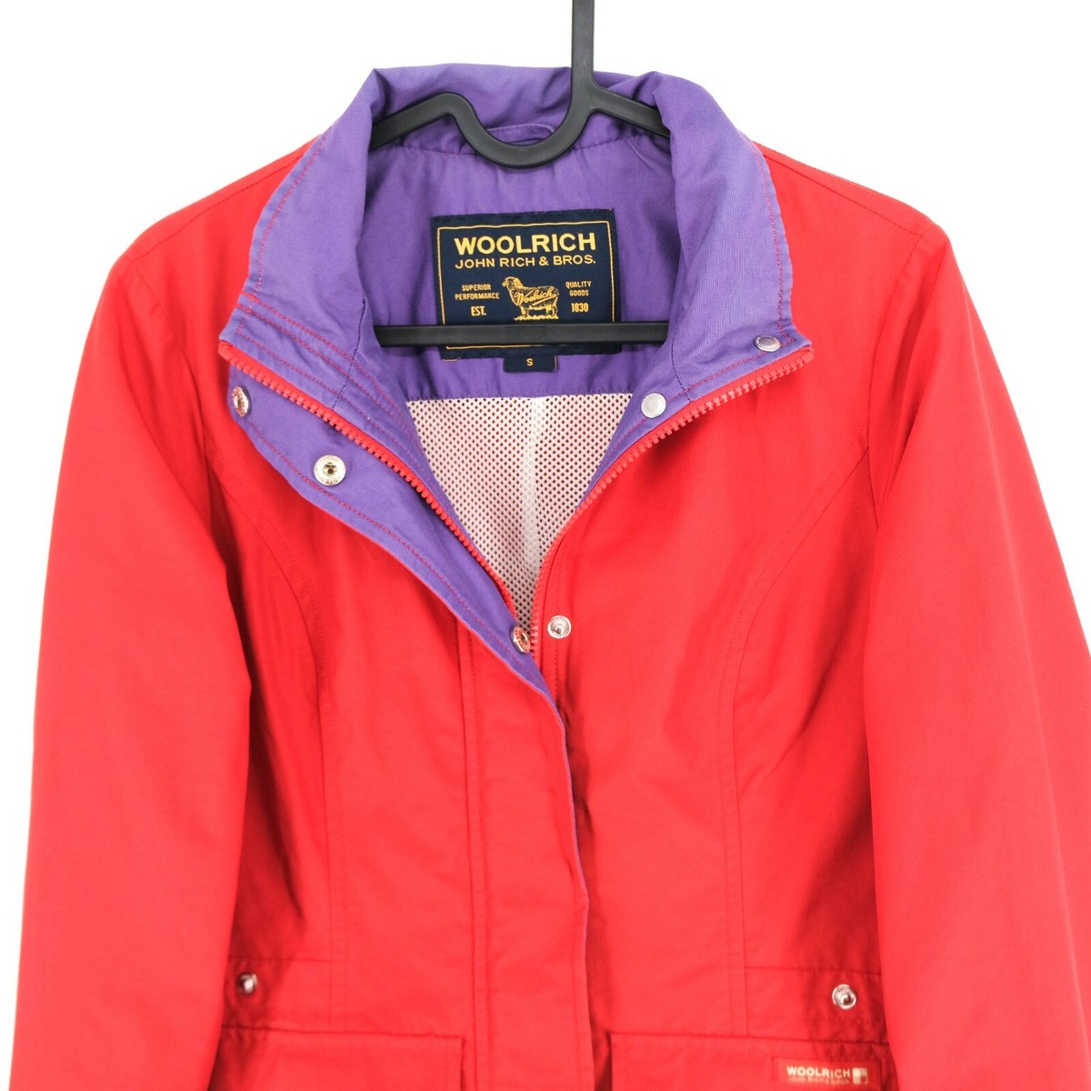  XL ジャケット ネイビー/レッド WOOLRICH Red Jacket Coat Size S | eBay