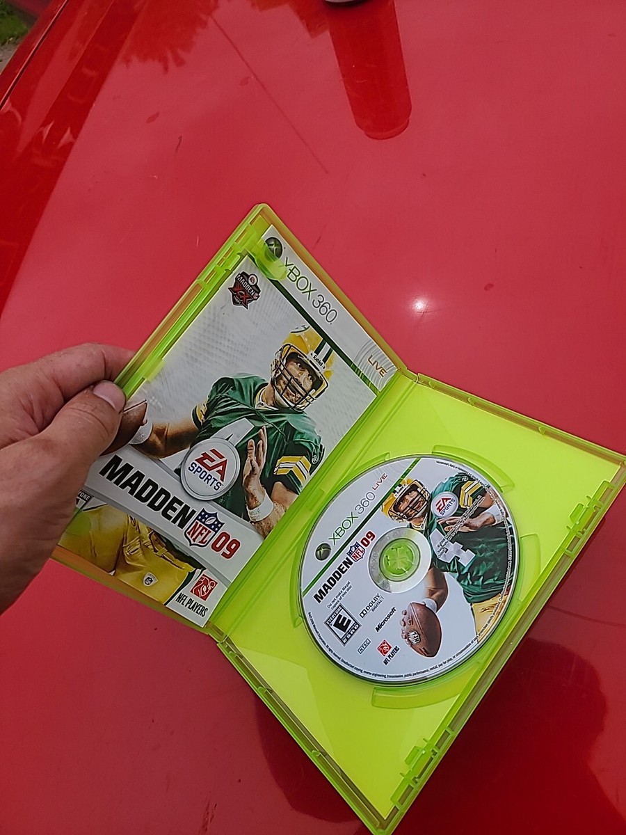 XBOX 360 MADDEN 09 RARE NY JETS JERSEY ORIGINAL COVER ART