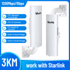 Gigabit Wireless Bridge 5.8G 1Gbps 3KM Range Point-to-Point/Multi-Point 1200Mbps