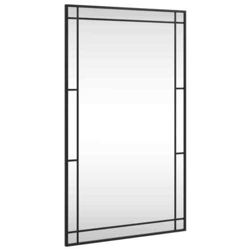 Rectangle Wall Mirror Black 60x100cm Bathroom Living Dining Room Hallway Decor - Picture 1 of 7