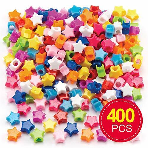 Baker Ross Star Beads (Pack of 400) for Kids Jewellery to Make & Decorate Arts - Picture 1 of 4