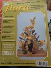 flora international magazine march april 1993 floral arrangement