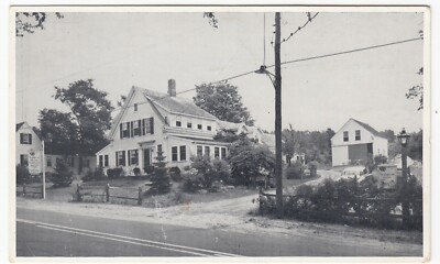 USA, MA; Players Inn, Cape Cod, Dennis, Massachusetts PPC unbenutzt, um 1960