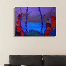 Original  26”x38” ,Acrylic, Signed, Abstract