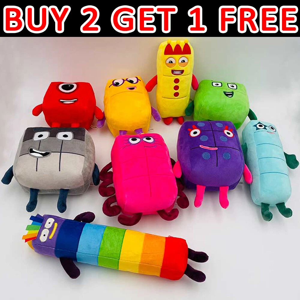 Numberblocks soft cheap toys