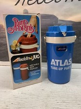 VTG ALADDIN PUMP-A-DRINK JUG 2 LITER THERMOS DRINK DISPENSER Blue Atlas Tune-Up