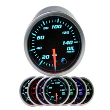 1pcs 2 52mm Press Meter Wsensor Oil Pressure Gauge Pointer Digital 7 Color Led
