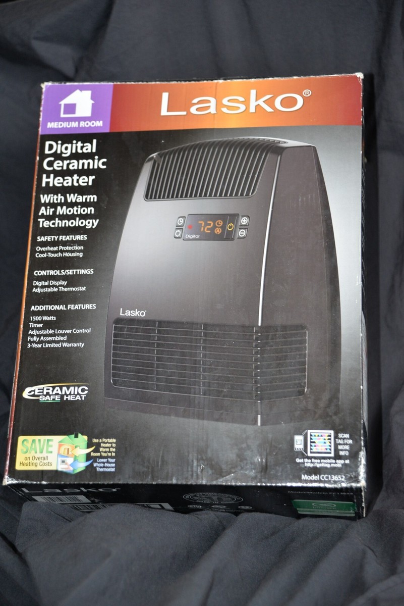 Lasko Digital Ceramic Heater 1500 watts CC13700 46013776396 | eBay
