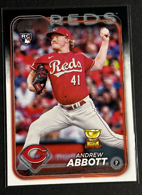 2024 Topps Andrew Abbott ROOKIE #214 - Cincinnati Reds