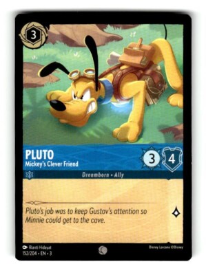 Disney Lorcana Into the Inklands 152/204 C EN3 Pluto - Mickey's Clever Friend
