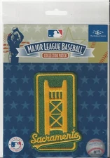 2025 Oakland A's Sacramento Kelly Green Sleeve  Patch Official MLB Logo Pkg
