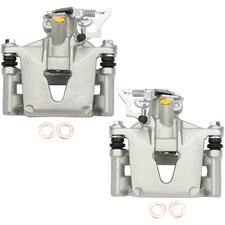 Drivestar 2x Rear Left & Right Brake Calipers w/Braket for 02-2005 Jaguar X-Type