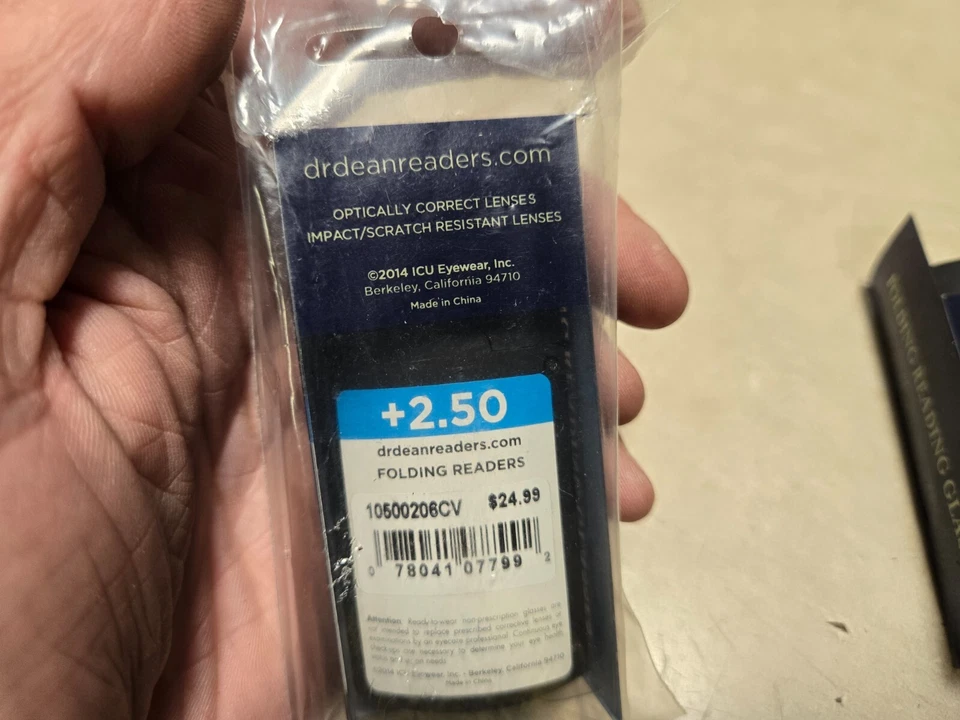 Gafas de lectura Dr. Dean - Gafas plegables con estuche - +2,50 - Foto 2 de 4