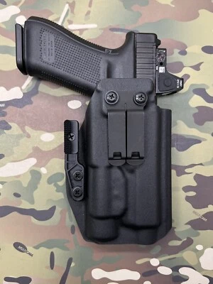 TR HOLSTERS Black Kydex IWB CLAW Holster for Glock 20 21 Streamlight TLR-1 / TLR-1HL