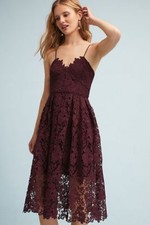 NWT ANTHROPOLOGIE DONNA MORGAN RENATA LACE DRESS- SIZE 10