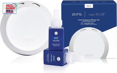 Pura 4 Smart Home Fragrance Scent Diffuser Kit - Includes 2  Pura Diffuser Refil